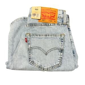 Levi's 527 Jeans Mens 29x32 ACTUAL Slim Bootcut Fit Light Wash Blue Denim NEW